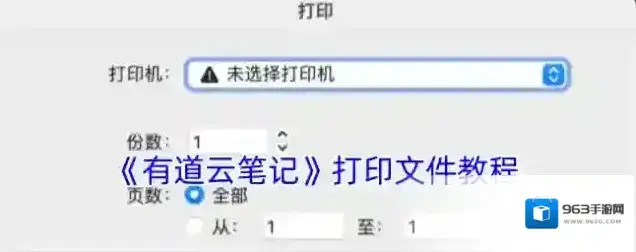 有道云笔记打印