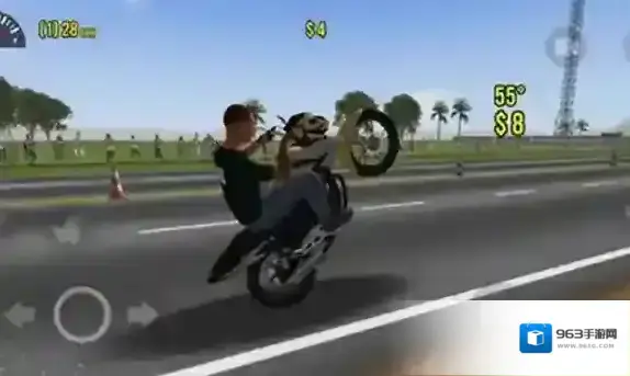 摩托平衡3D游戏中