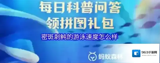 密斑刺鲀的游泳速度怎么样