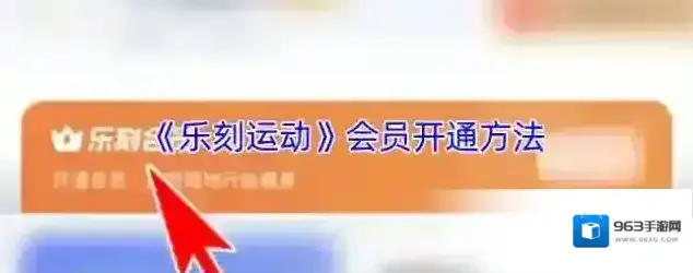 乐刻运动会员