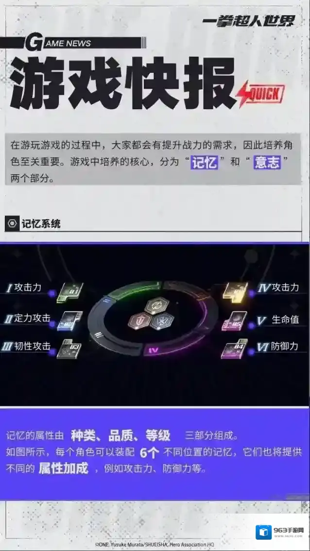 一拳超人世界游戏快报 | 记忆&意志