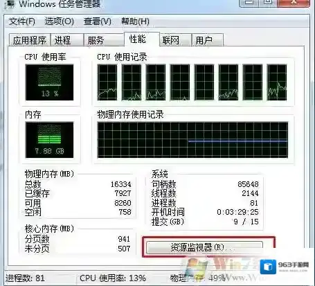 Windows7任务管理器
