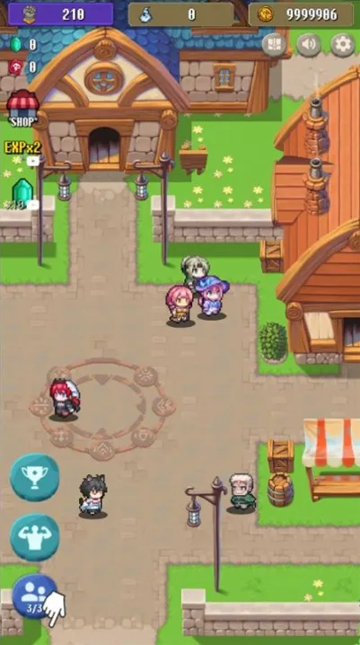 砍杀王国宝藏之王和无尽地牢手游截图3