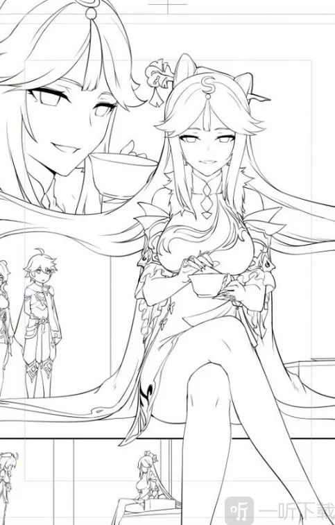 原神凝光p站长弓燧龙免费完整版原图分享