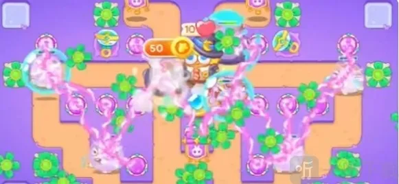 保卫萝卜4在中间