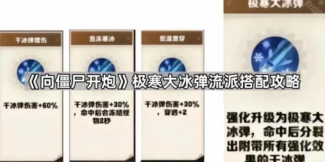 向僵尸开炮干冰
