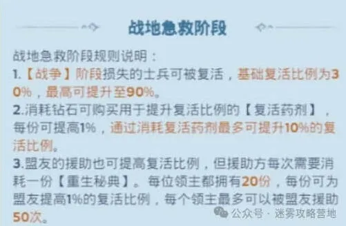 无尽冬日战地急救阶段作用核心指南