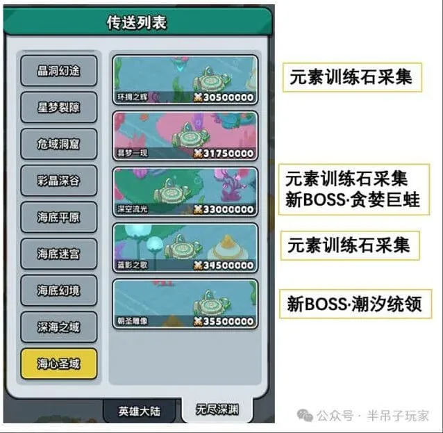 一路海心圣域地图玩法详解