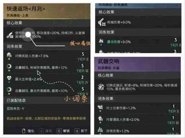 异常模组词条选择玩法指南