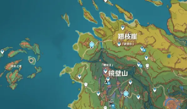 原神5.2新地图爆料：镜壁山和翘枝崖详情