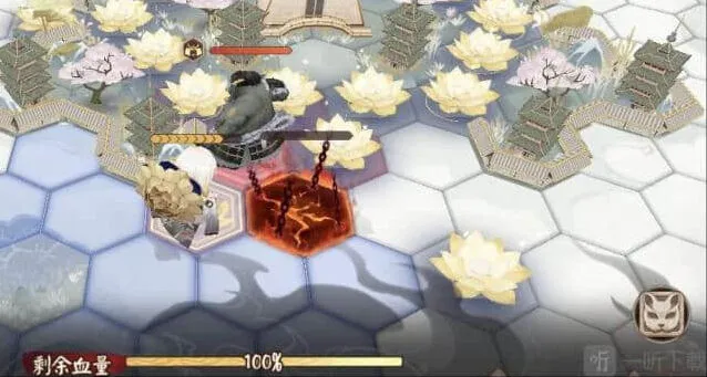 《阴阳师》步步生莲同时击中3名敌人流程