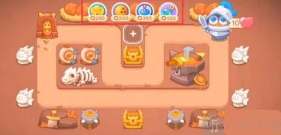 保卫萝卜4恶龙传说第1关金萝卜通关教程
