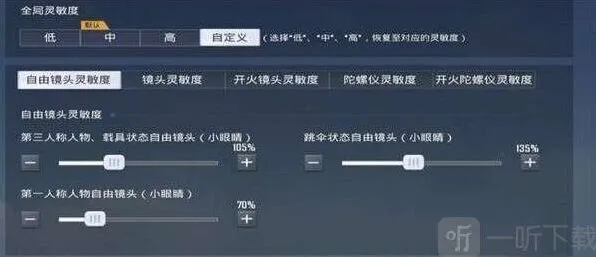 ss20灵敏度设置推荐 和平精英