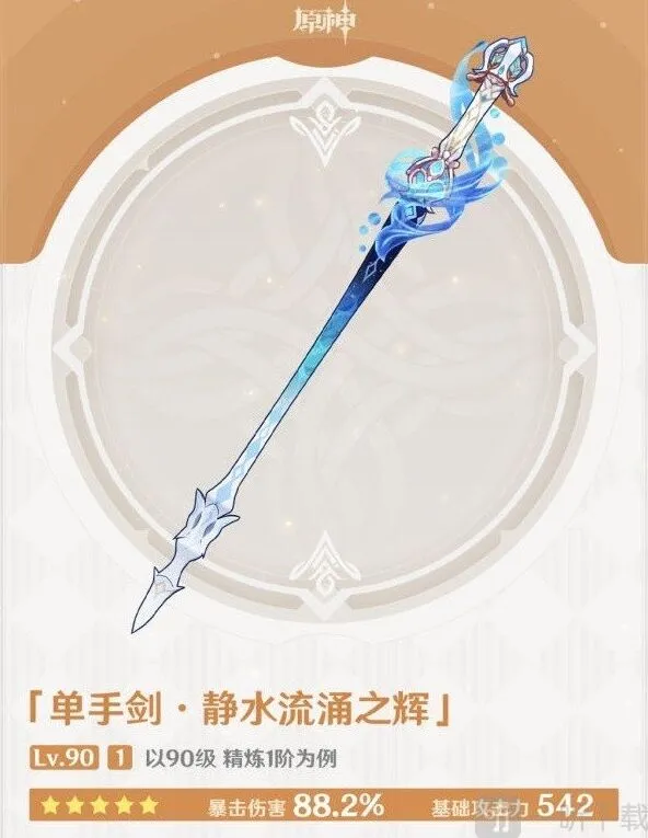 原神水神芙宁娜毕业属性面板