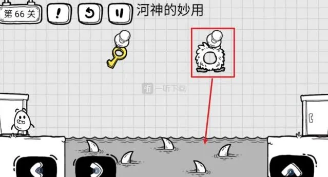 《茶叶蛋大冒险》河神的妙用通关攻略