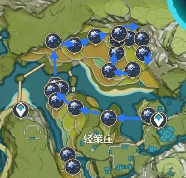 一路琉璃百合采集点分布图：位置一览2022