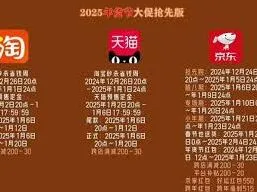 抖音2025年满减活动具体时间安排方法