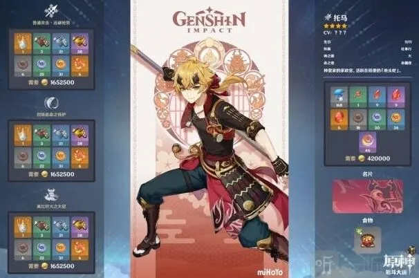 原神托马圣遗物搭配完整教程