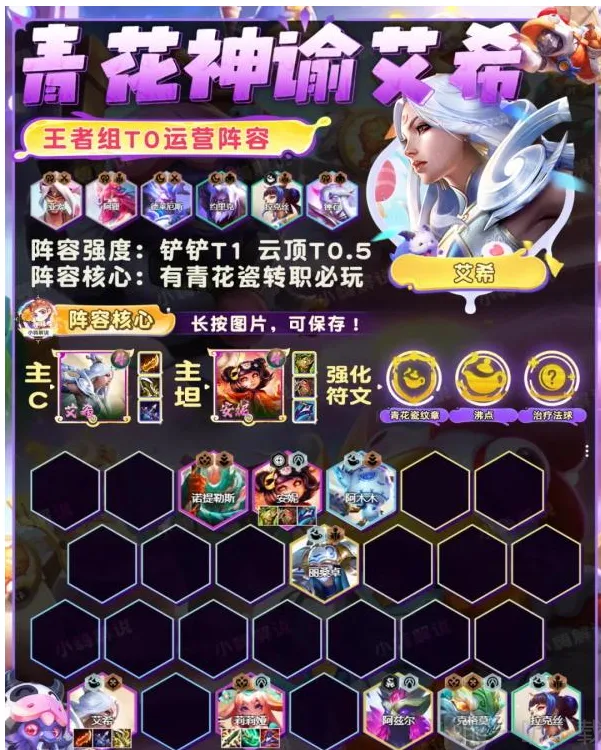《金铲铲之战》青花神谕艾希阵容玩法
