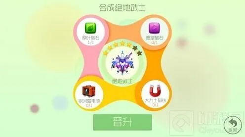 球球大作战：5星绝地武士合成材料说明