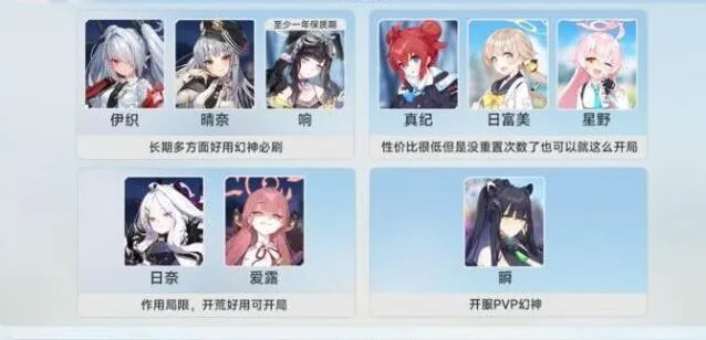 蔚蓝档案国服三幻神使用教程