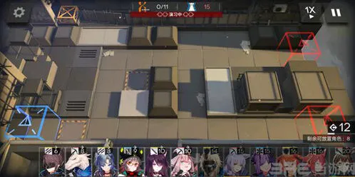 明日方舟1-2三星通关方法教学