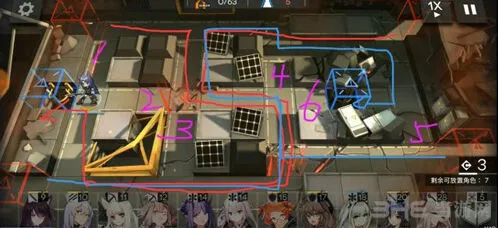 明日方舟4-3通关技巧教程