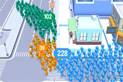 遇见拥挤城市怎么变大