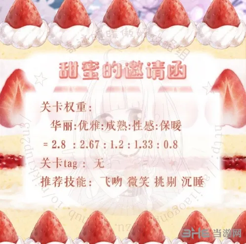 《奇迹暖暖》甜蜜的邀请函第一天梦幻甜点玩法详解