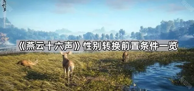 《燕云十六声》性别转换前置条件说明