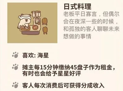 《动物餐厅》日式料理获取技巧