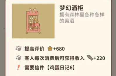 《动物餐厅》梦幻酒柜获得攻略
