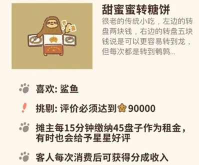 动物餐厅甜蜜蜜转糖饼怎么解锁介绍