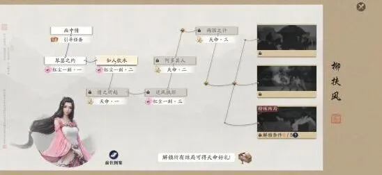 天涯明月刀手游柳扶风天命结局攻略分享