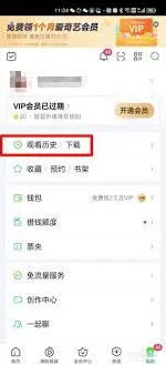 《爱奇艺极速版》如何清理观看历史
