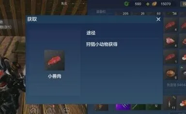 妄想山海小兽肉获取流程