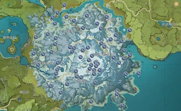原神星银矿石采集路线与分布位置玩法