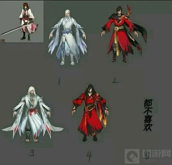 王者荣耀李白新春皮肤设计稿全览