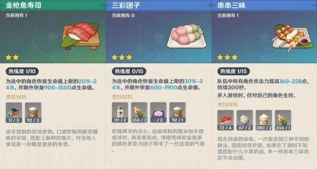 《原神》鸟蛋寿司获得方法食谱详解