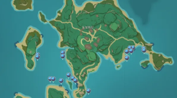 原神海灵芝刷新地图全览
