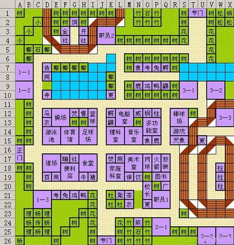 口袋学院物语布局大图 五大地图完美规划分享