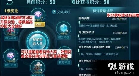 王者荣耀修炼之路积分机制说明