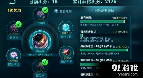 王者荣耀修炼之路全奖励需要多少积分攻略