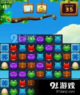 开心消消乐周赛小松鼠消除方法完整教程