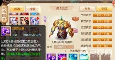 梦幻诛仙虎人战士血攻流加点技巧攻略