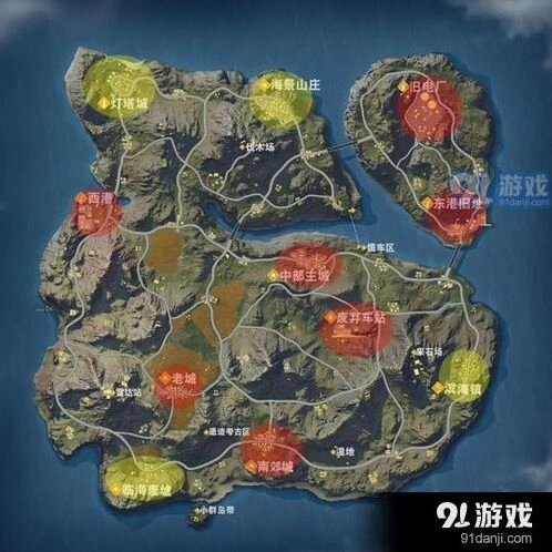 荒野行动滨海镇玩法技巧完整攻略