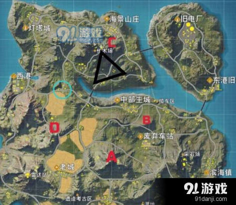 荒野行动单排降落点完整攻略