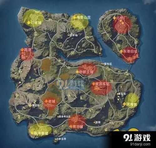 荒野行动雾天落点选择完整攻略