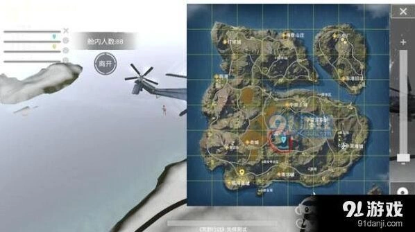 荒野行动雪天模式防空洞跑图攻略