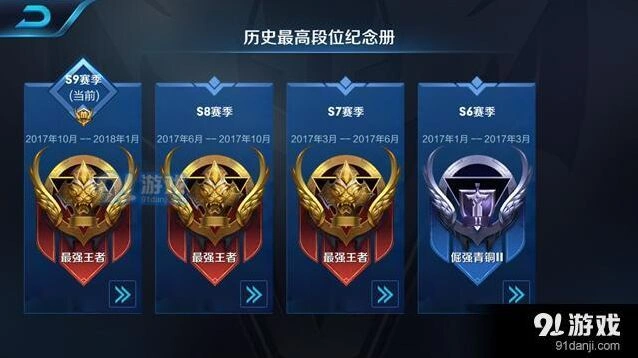 王者荣耀S10赛季皮肤霸气 S10段位继承表分享